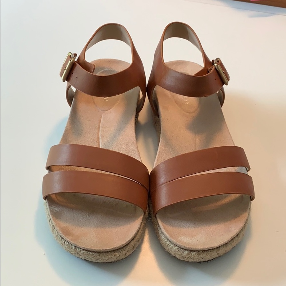Easy Spirit Brown Leather Sandals